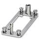 Docking frame for racks, for contact inserts of B16 type, with four M5 flat headed screws, rack balance x/y axis +-1.5 mm