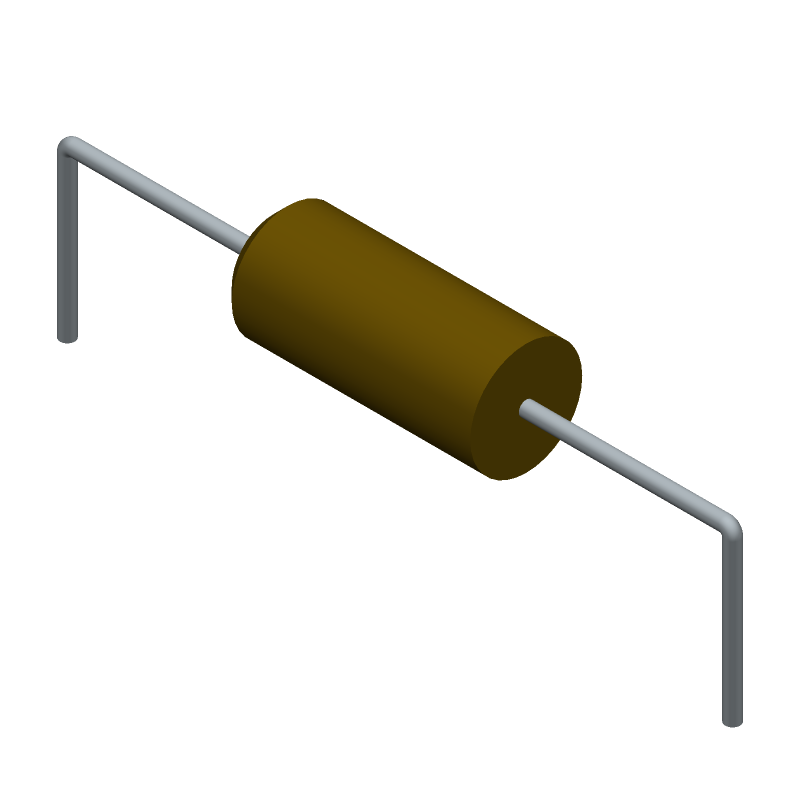 Cap Tant Wet 22uF 75V 10% (5.56 X 11.51mm) Axial 5.13 Ohm 200°C