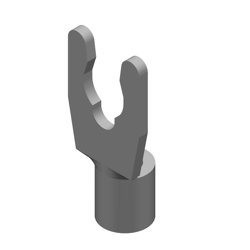 Spring Terminal, Female, 14-16AWG, Bronze/Tin, Straight