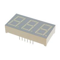 7 SEG NUMERIC DISPLAY, GREEN, 14.2mm