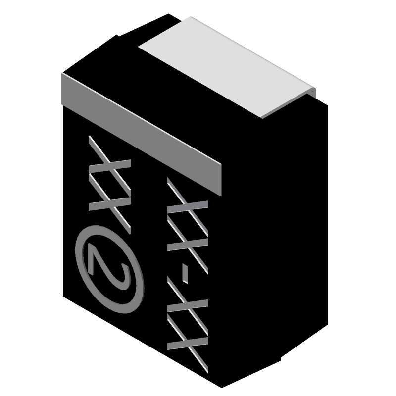 Tantalum Cap 68uF 6.3V 250mR 125C SMD T/R