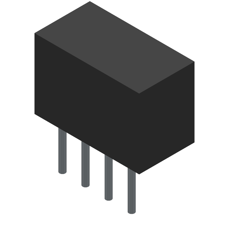 24V to 5V 1W Isolated DC-DC Converter, 200mA, SIP