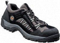Bacou Strafford Athletic Safety Shoes - Steel Toe Cap, Black