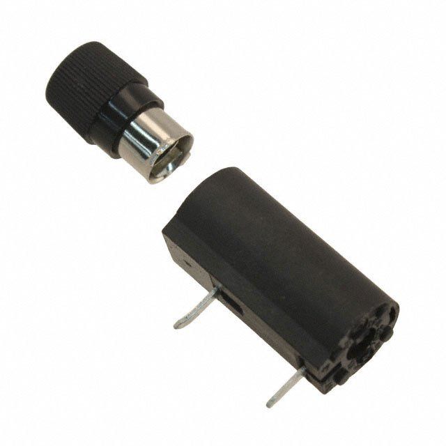 10A 250V Illuminated Fuse Holder, PCB Mount, Horizontal