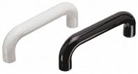 Nylon Black Pull Door Handle, 220mm Fixing Centres