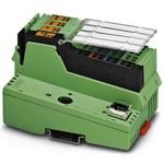 Inline Controller with Ethernet interface for coupling to other controllers and systems, with programming options according to IEC 61131-3, complete with plug and labeling field.