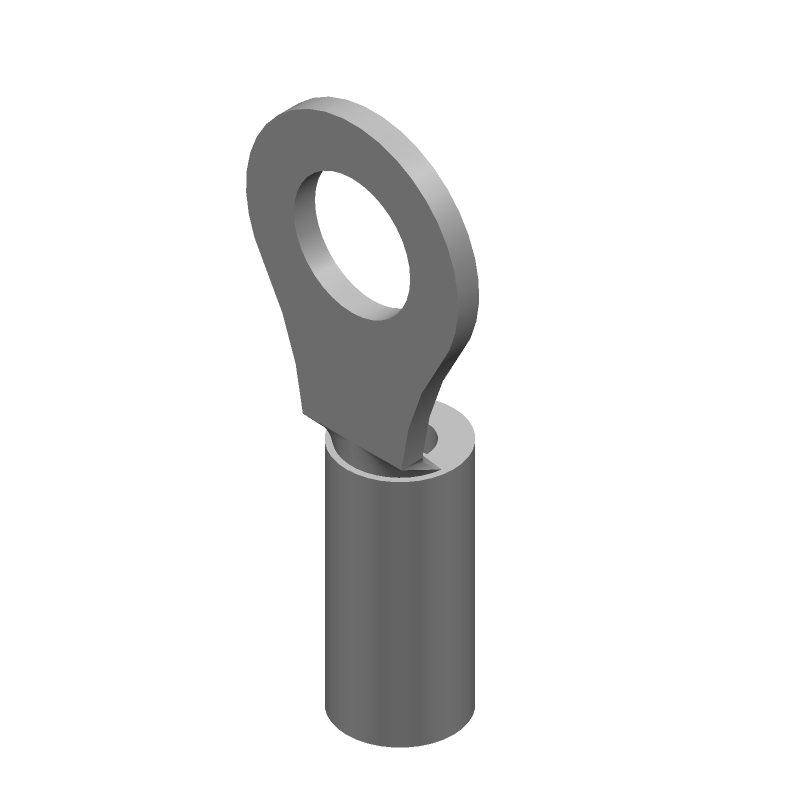 Ring Terminal 16-22AWG Nickel Crimp Female