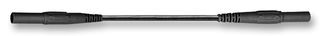 MULTI-CONTACT   66.9393-100-21   Test Lead, 4mm Banana Plug to 4mm Banana Plug, Black, 1 kV, 32 A, 1 m
