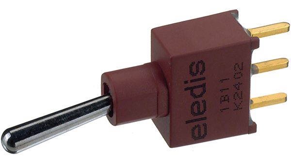 Toggle switch on-on   2 P, 1B21-NF4PCAE, Eledis