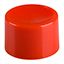 CAP PUSHBUTTON ROUND RED