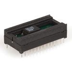 Conn DIP Socket SKT 28 POS 2.79mm Solder ST Thru-Hole