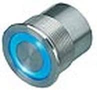 Piezo Pushbutton Switch, SPST, 100mA, 42VAC/60VDC, Wire Lead, Panel Mount