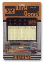 WISHER         WBU-502L+J             Breadboard, Solderless, POM Plastic Steel, 125mm x 160mm