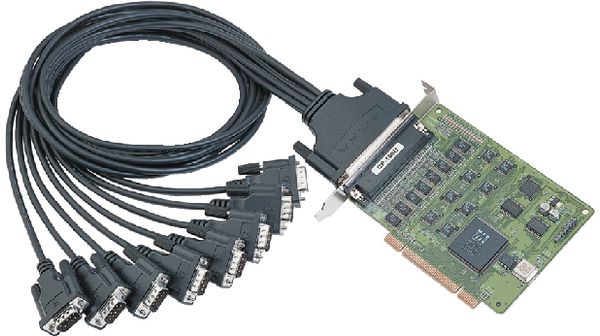 PCI Card8x RS232 (Octopus Cable Optional), CP-168U, Moxa
