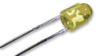 Single Color LED, Yellow, Transparent, T-1, 3.1mm, ROHS COMPLIANT PACKAGE-2