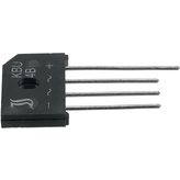 Bridge rectifier 1000 V 4 A SIL, KBU4M, Diotec