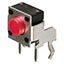 6mm Keypad Switch, SPST, Off-Mom, 50mA, 50VDC, Through Hole, Right Angle