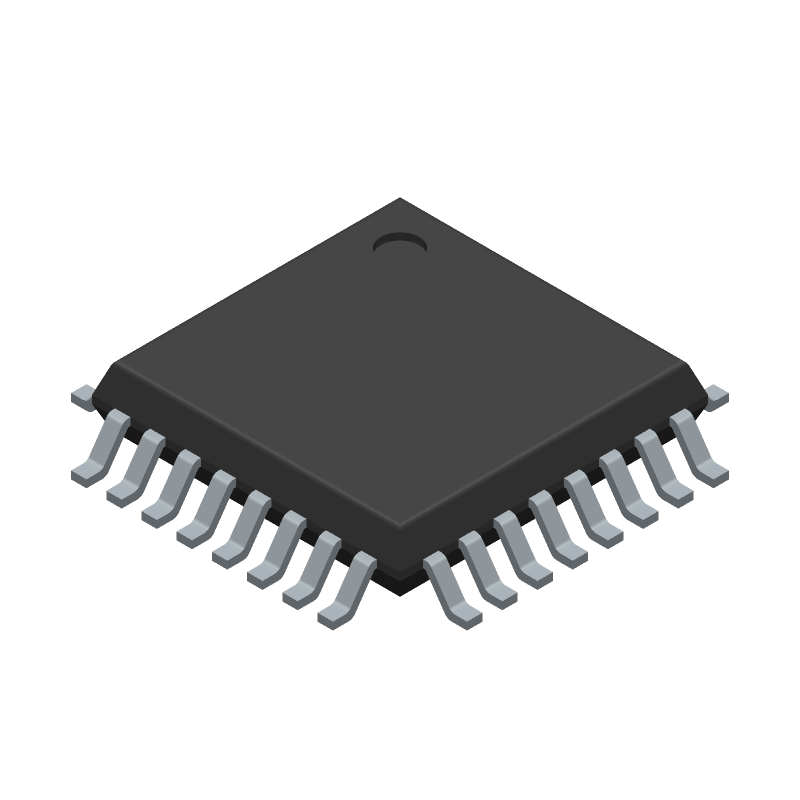 Smart Card Interface 10MHz 3.3V/5V 500mW T/R 32-Pin LQFP