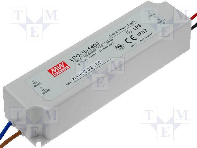1.4A 24V 33.6W Constant Current LED Driver