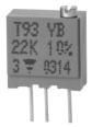Cermet Trimmer Resistor, 1MR, 0.5W, 21 Turn, 10% Tol