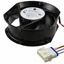 DC Axial Fan, 345CFM, 4000RPM, Ball Bearing, 24V