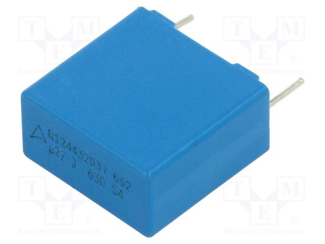 630V 0.22uF PP Film Capacitor, Radial, Through Hole