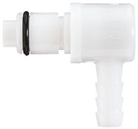 Elbow Male Coupling Insert - Non-Valved, Free Floating Mount, Acetal