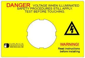 GRACE ENGINEERED PRODUCTS         R-3W-L             ADHESIVE-BACKED WARNING LABEL