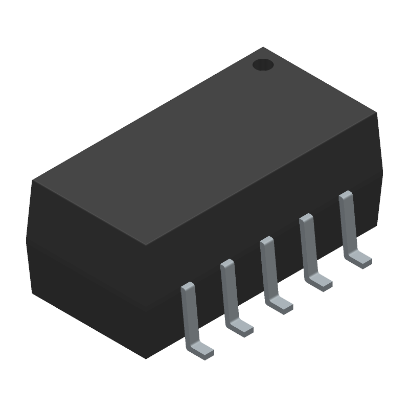 1W 2-OUT DC-DC CONVERTER, 5V/-5V, 100mA, 1kV ISO, SMD