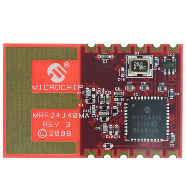 2.4GHz RF Transceiver, 250Kbps, SPI, 3.3V, SMD