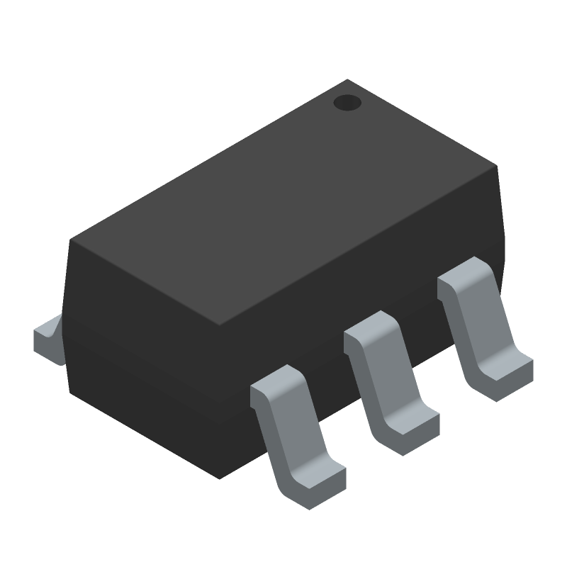 Dual-Voltage Detector, 2-Input, 3V, SOT-23-6
