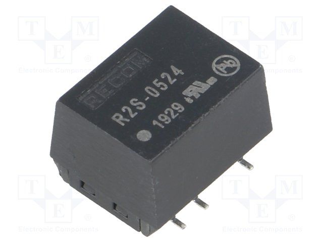 2W 5V to 24V DC/DC Converter, SMD, 1kV Isolation