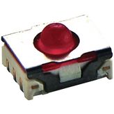 Illuminated Tactile Switch, 250V, 100mA, Gold Contact, SMD