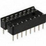 Conn DIP Socket SKT 16 POS 2.54mm Solder ST Thru-Hole Tube