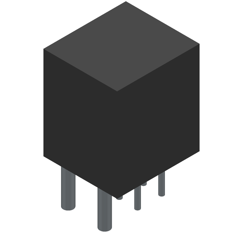 6 Pos 2.5mm Header Receptacle, Male, Solder, Thru-Hole, 5A