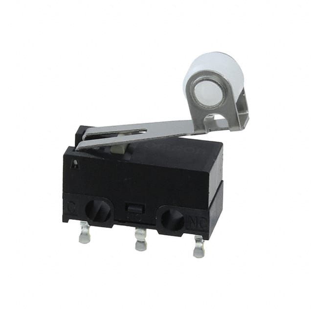 Switch Snap Action N.O./N.C. SPDT Hinge Roller Lever 3A 125VAC 30VDC 0.39N Thru-Hole PC Pins