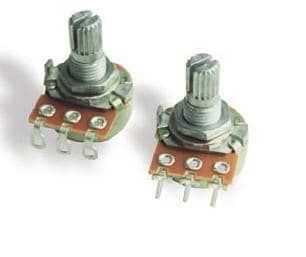 Potentiometers 1/5W 4K7 Ohms 20% 16mm ROTARY POT