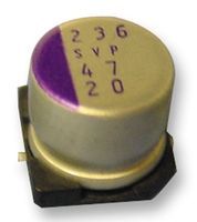 SANYO         20SVP33M            SMD Aluminium Electrolytic Capacitor, 33 F, 20 V, Radial Can - SMD, 8 mm, 0.045 ohm