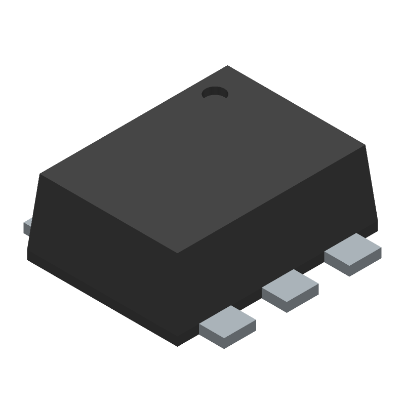 4Ch Unidirectional TVS Diode, 6V, 2.5pF, SOT-666