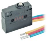 Micro switch 5 AAC Plunger Snap-action switch 1 change-over (CO), V4NT8UL, Burgess