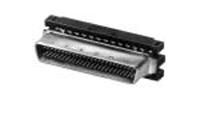 SCSI Connector, 40 Pos, 1.27mm Pitch, IDC, RA, Shielded, Male