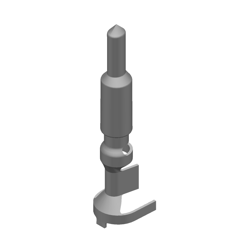 Power Signal Contact, Crimp, 14-20AWG, 19A, 600V, Straight, T/R