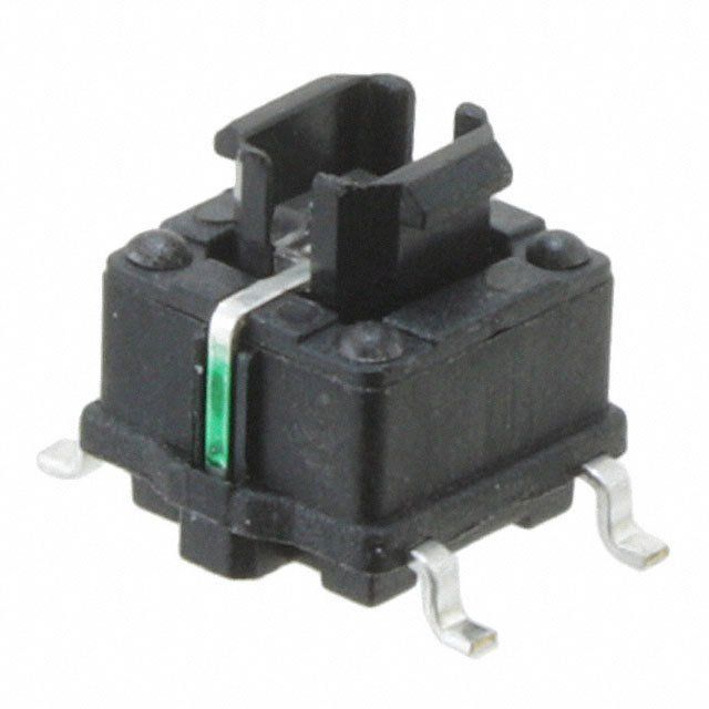 Illuminated Tactile Switch SPST-NO 12V 50mA SMD Green/Red LED