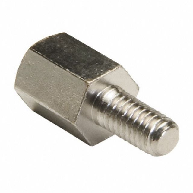 Brass Hex Standoff M3x0.5, 8mm L, 5mm OD, Male/Female, Nickel Plated