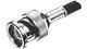 BNC RF Connector, 4GHz, 50 Ohm, Crimp, Straight, Male, Gold Contact