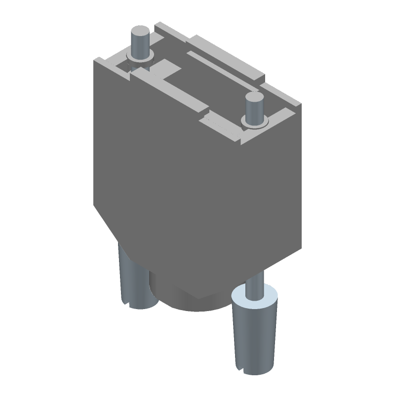 Metal Backshell 180° Shielded Strain Relief Nickel Zinc
