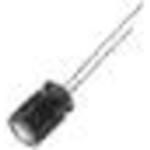 Cap Aluminum 100uF 10V 20% (6.3 X 11.2mm) Radial 5mm 130mA 2000 hr 85C Ammo Pack