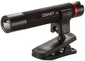 LED CLIP FLASHLIGHT, BLK, ALUM, 20 LUM.