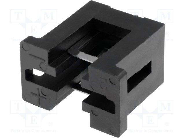 Coin Cell Battery Holder, 1 Cell, PCB Mount, Tin Plated