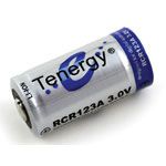 Rechargeable Li-Ion RCR123A 3.0V 900mAh Battery